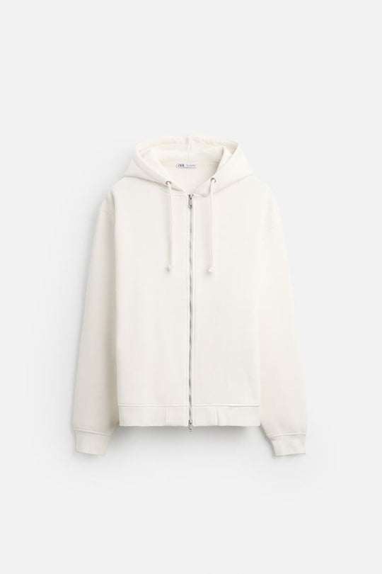 Sweat à capuche zip - Noir