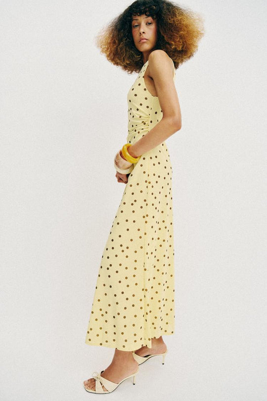 ROBE FLUIDE À POIS