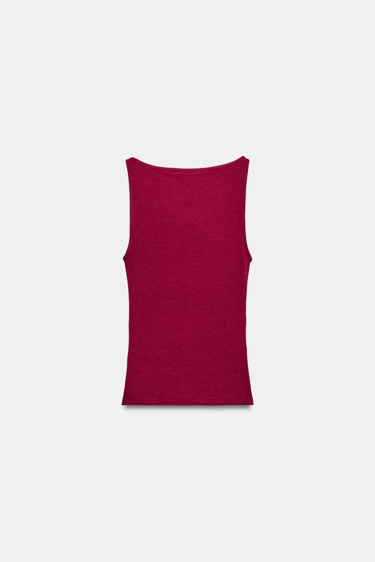 T-SHIRT MINIMAL SANS MANCHES