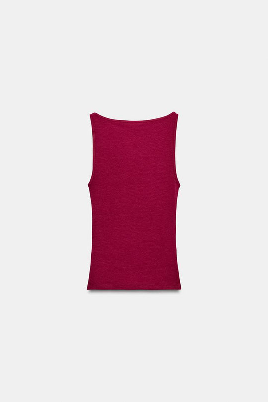 T-SHIRT MINIMAL SANS MANCHES