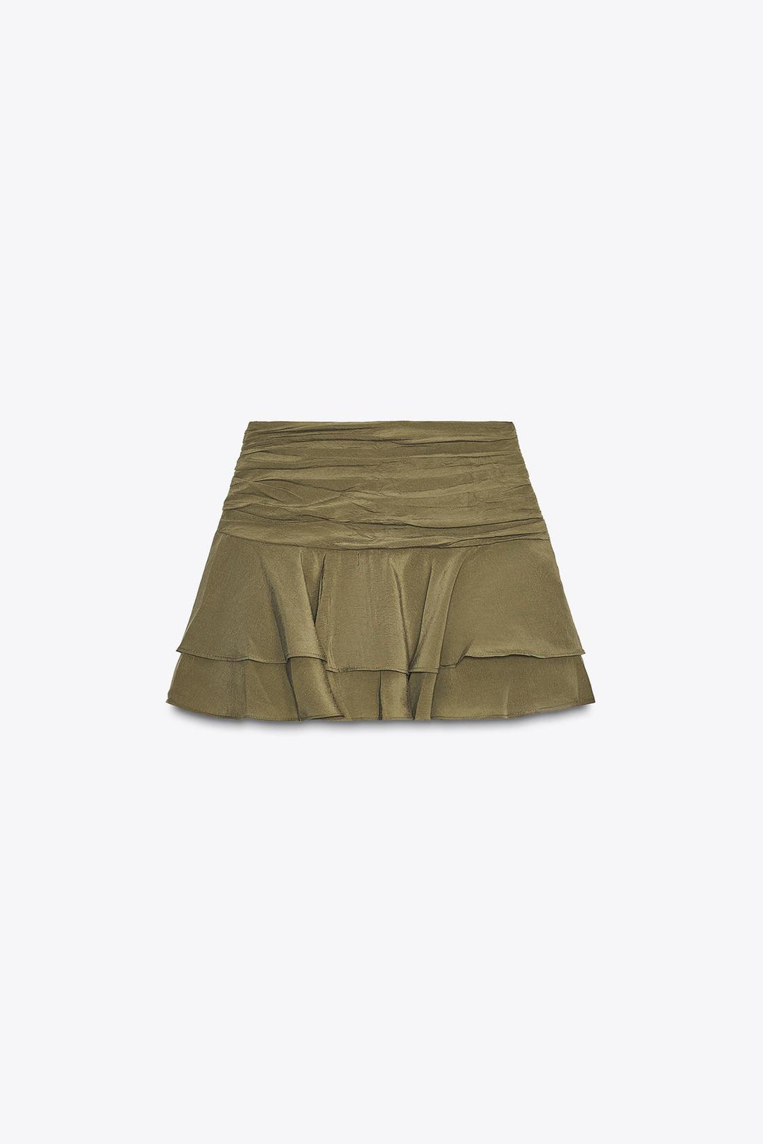 JUPE-CULOTTE À VOLANTS