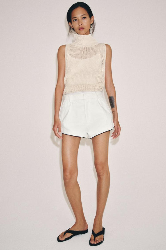 SHORT EN JEAN À PINCES ZW COLLECTION