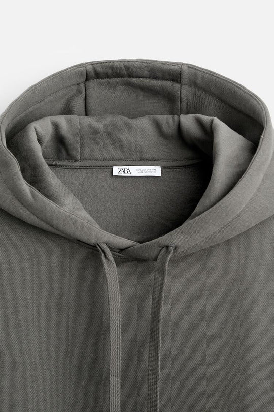 Sweat à capuche  - Kaki foncé