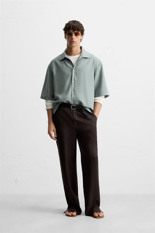 CHEMISE FLUIDE COUPE DÉCONTRACTÉE