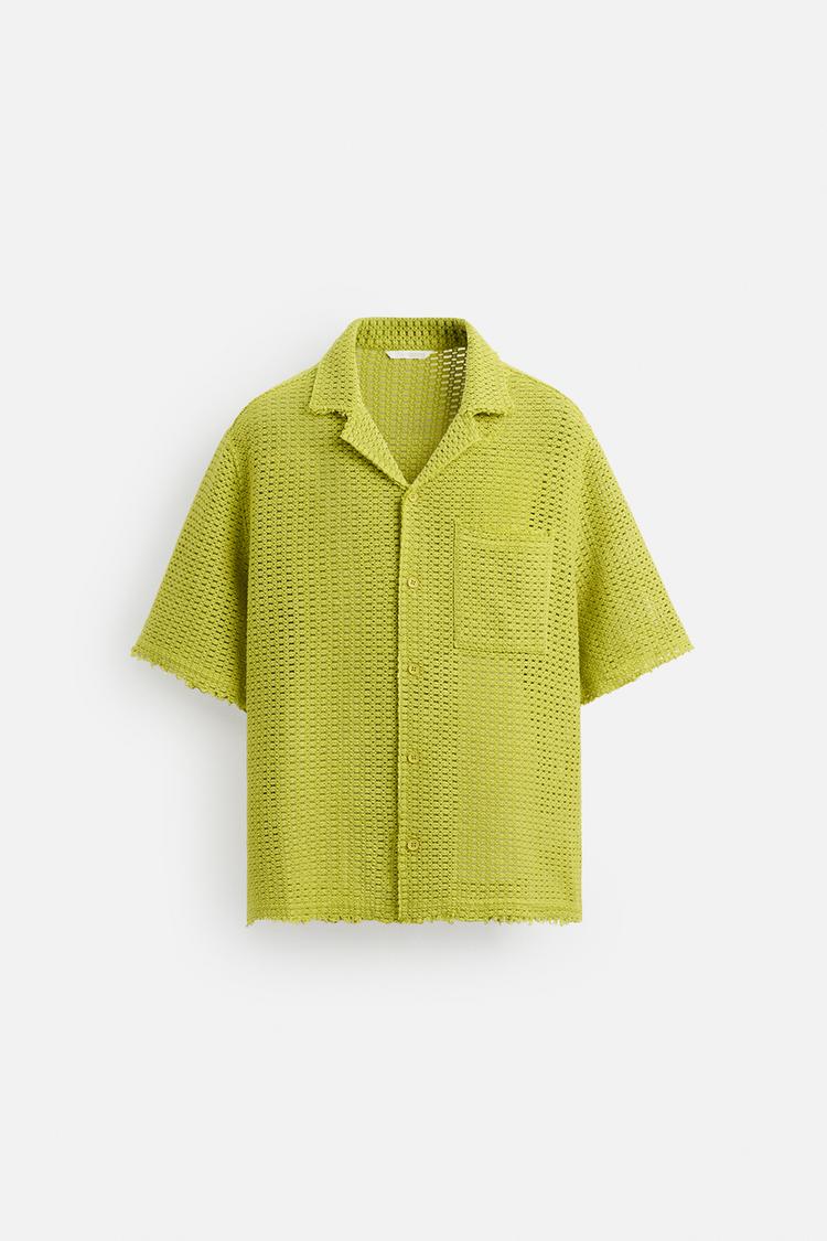 CHEMISE STRUCTURÉE AJOURÉE