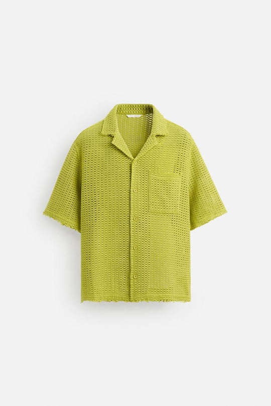 CHEMISE STRUCTURÉE AJOURÉE