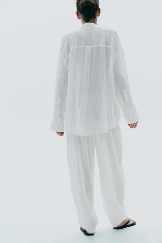 CHEMISE OVERSIZE EN GAZE