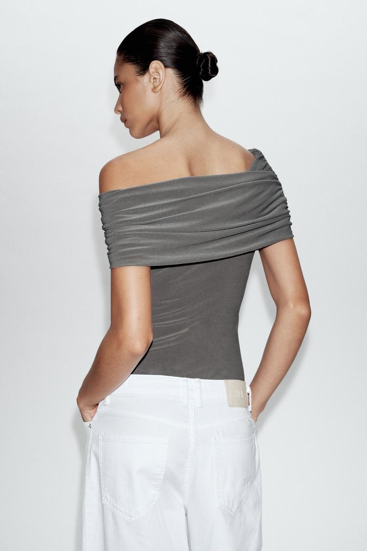 BODY ASYMÉTRIQUE À PLIS