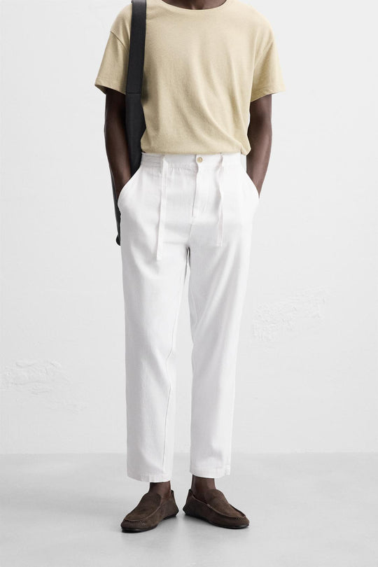 PANTALON AVEC LIN