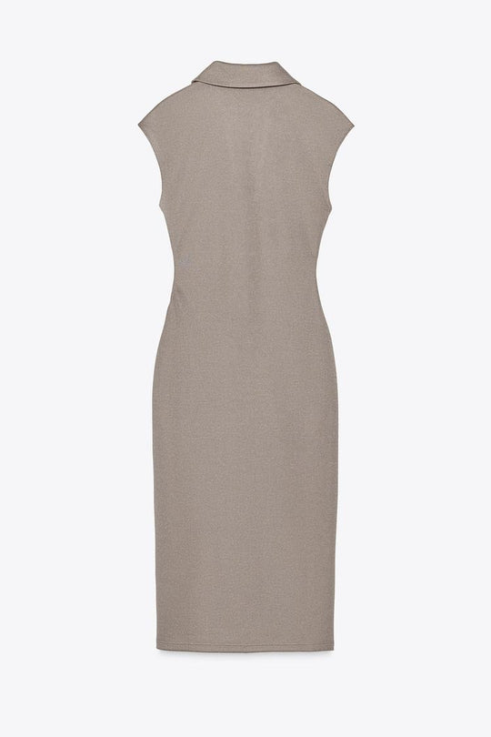 ROBE CHEMISE PIQUÉE
