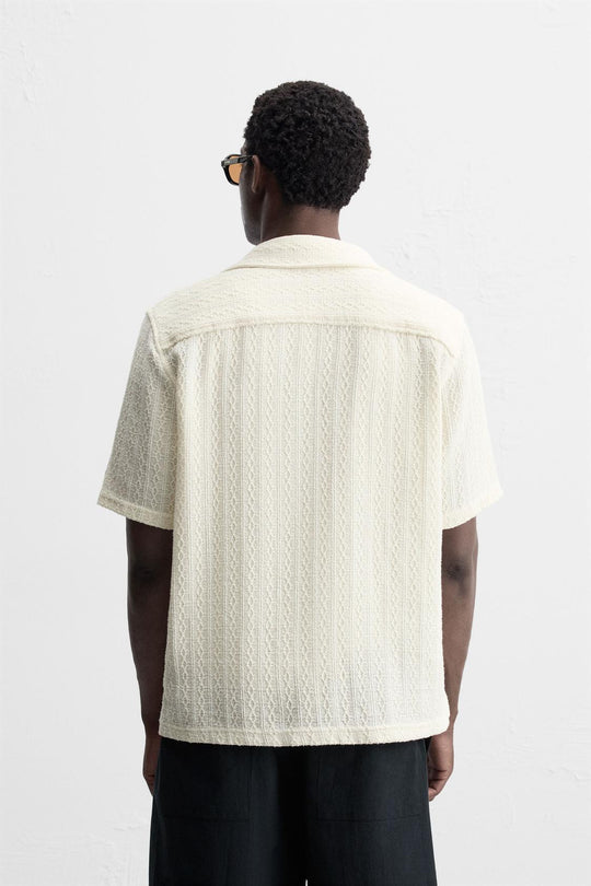 CHEMISE JACQUARD GÉOMÉTRIQUE