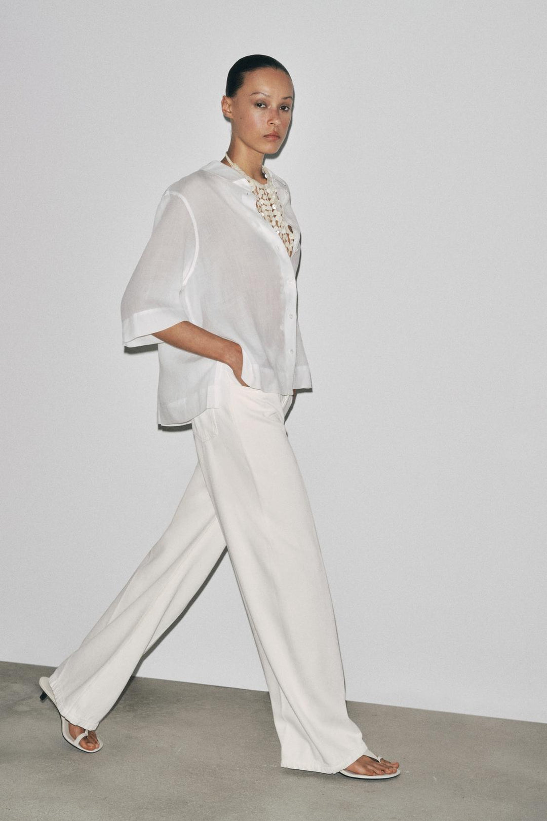 CHEMISE AVEC RAMIE ZW COLLECTION