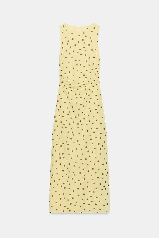 ROBE FLUIDE À POIS