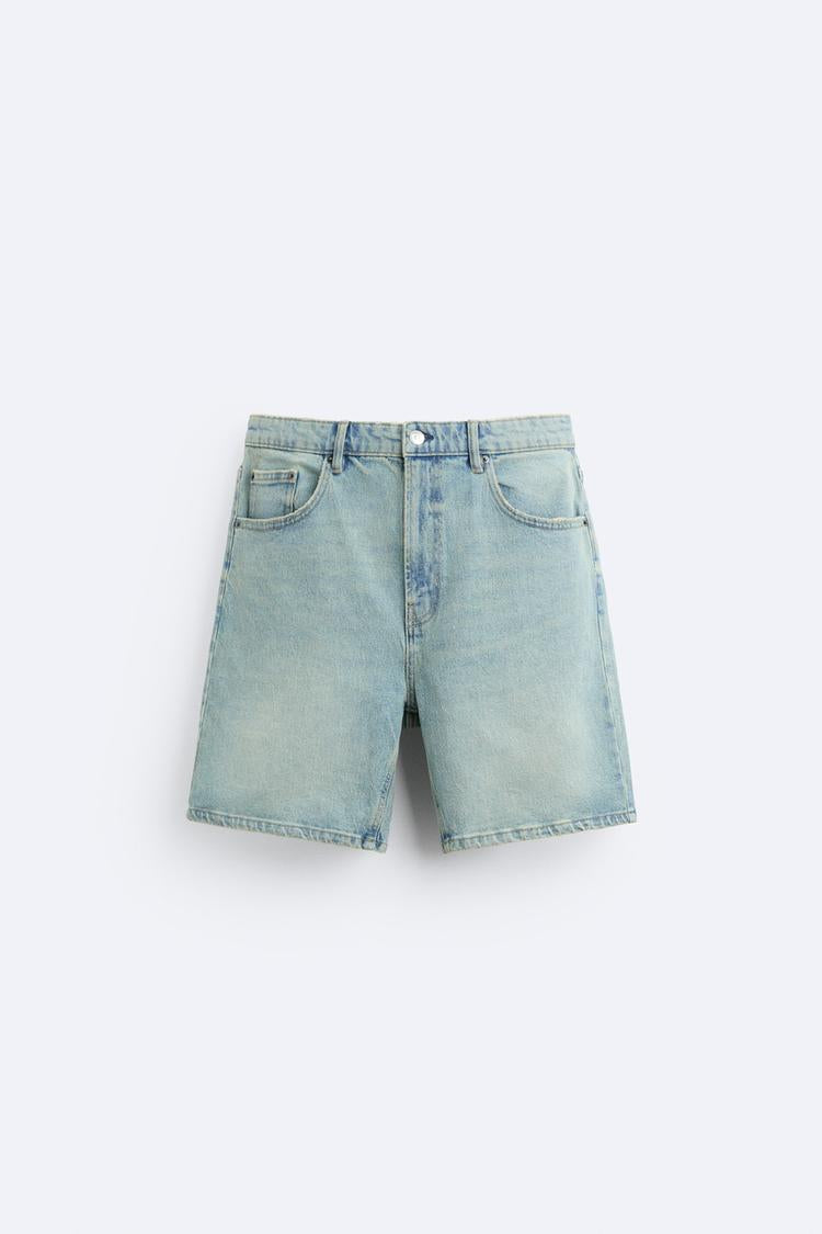 Short en Jean - Gris