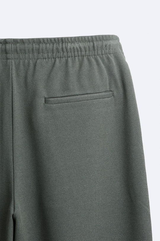 Pantalon style jogging - Vert olive