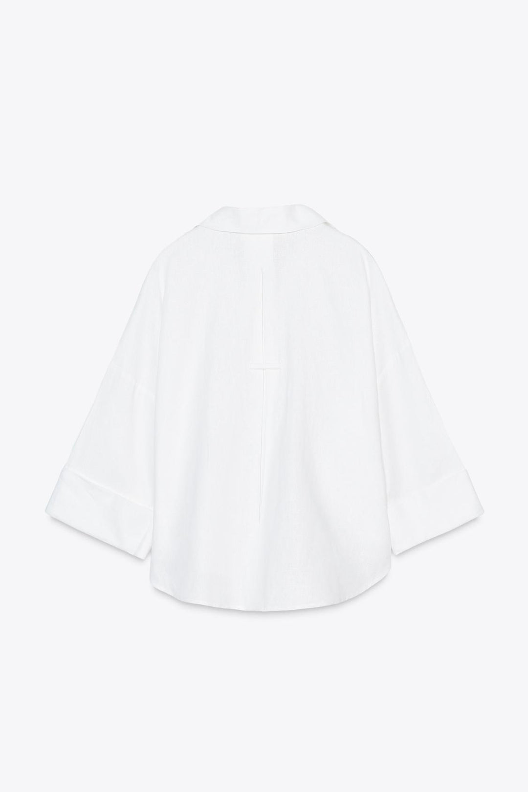CHEMISE MANCHE LARGE AVEC LIN