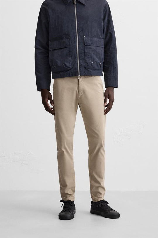 Pantalon chino coupe moulante - Bleu marine