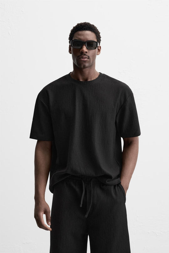 T-SHIRT RELAXED FIT STRUCTURÉ