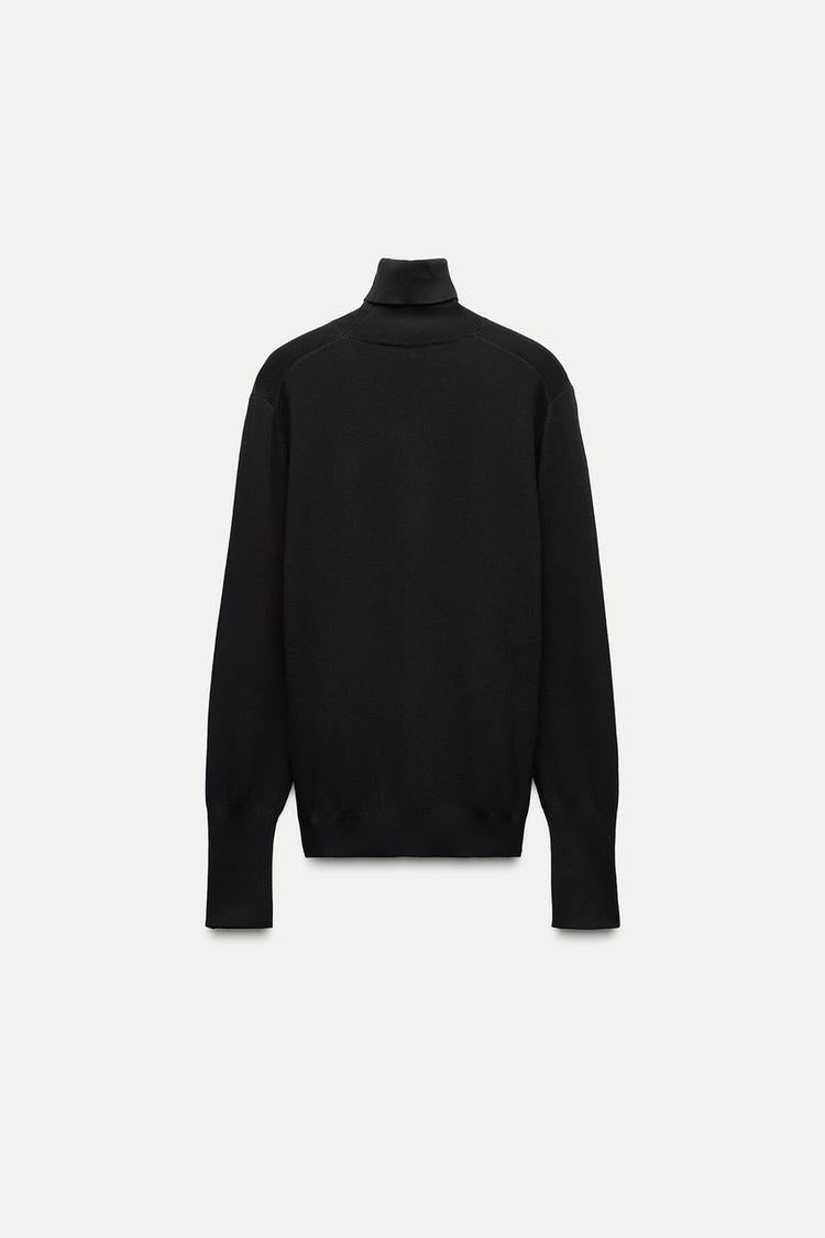 Pull basique en maille unie - Bleu ciel