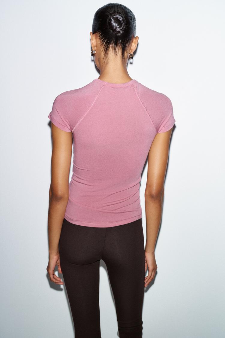 T-SHIRT A MANCHES COURTES RAGLAN