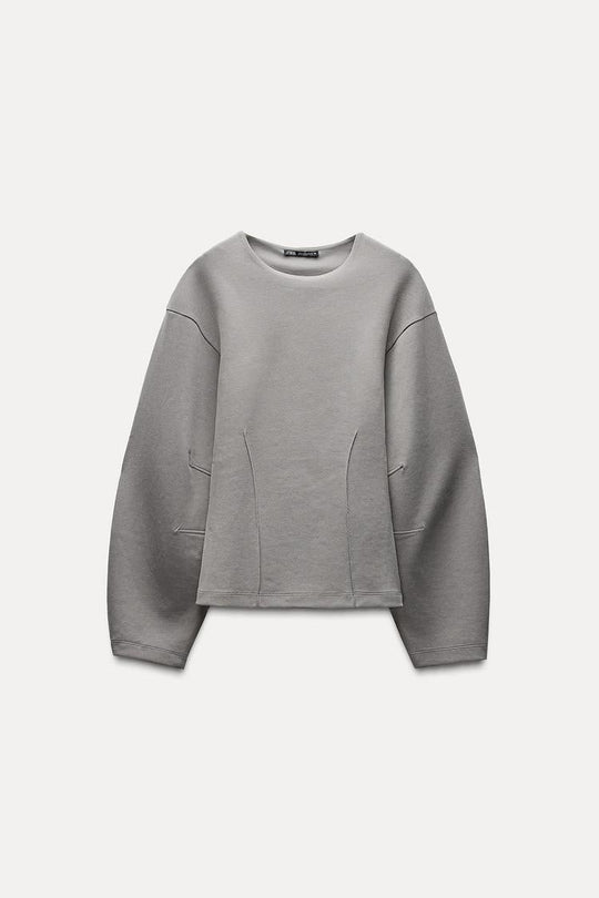 Sweat interlock ajusté - écru