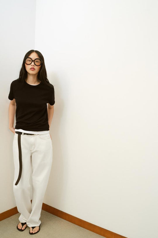 T-SHIRT COTON MANCHES COURTES