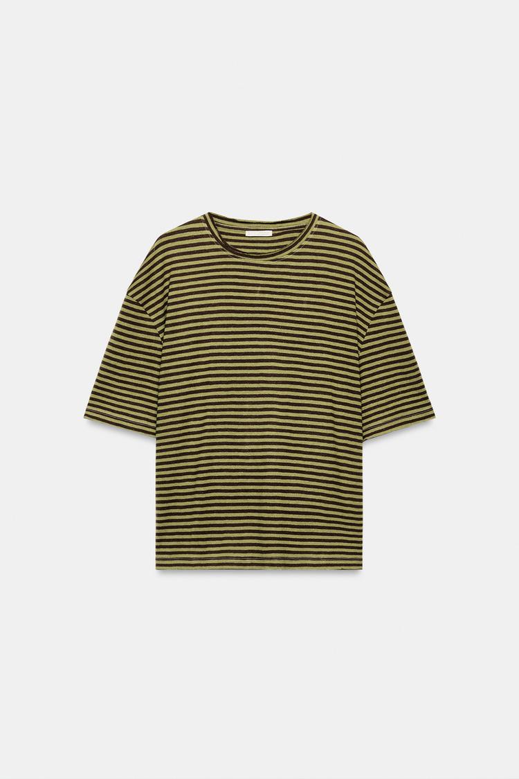 T-SHIRT À RAYURES RUSTIQUE