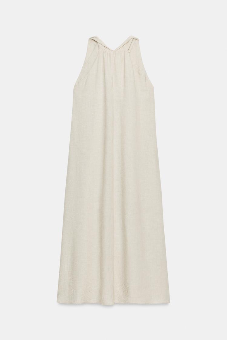 ROBE MI-LONGUE RUSTIQUE ET AMPLE