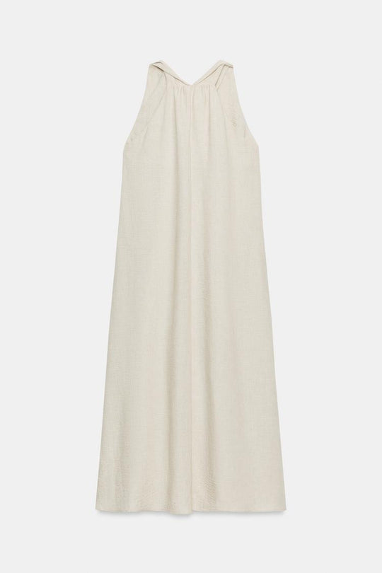 ROBE MI-LONGUE RUSTIQUE ET AMPLE