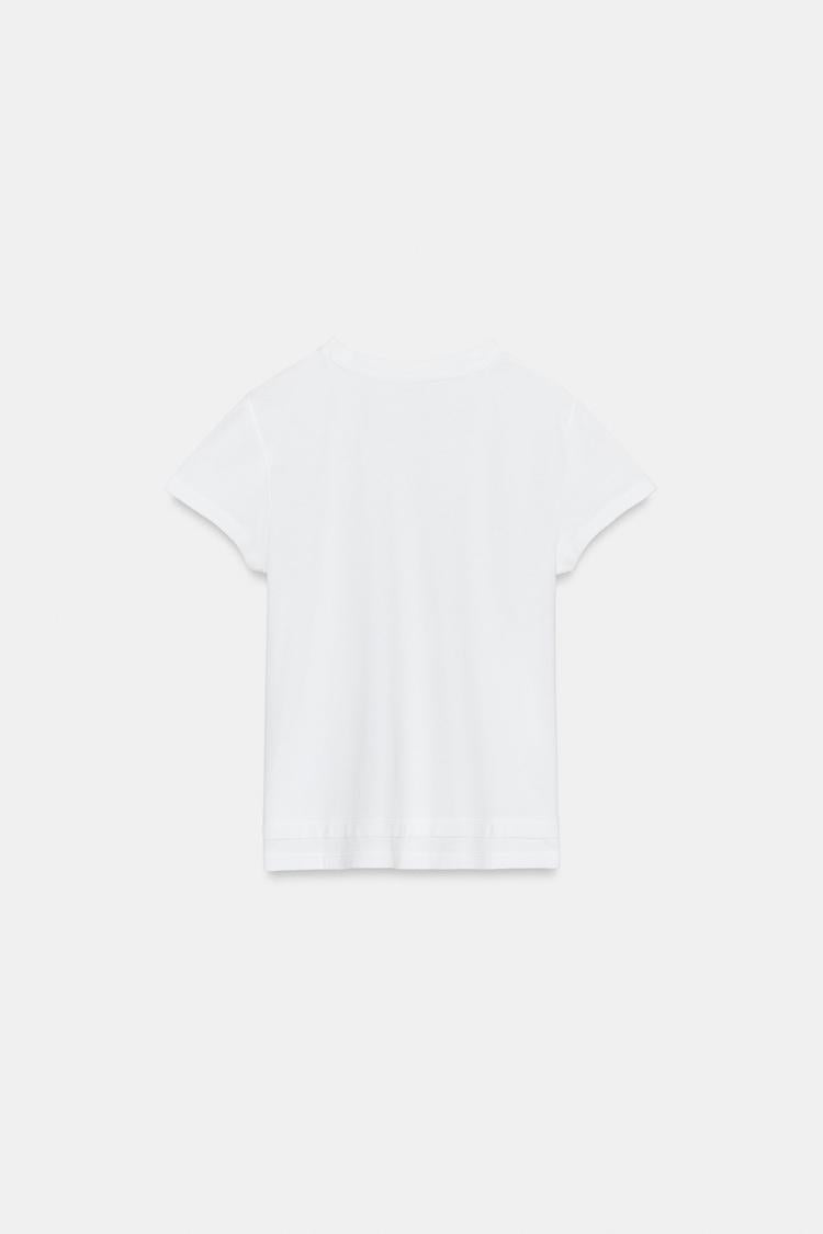 T-SHIRT À MANCHES COURTES EFFET DOUBLE