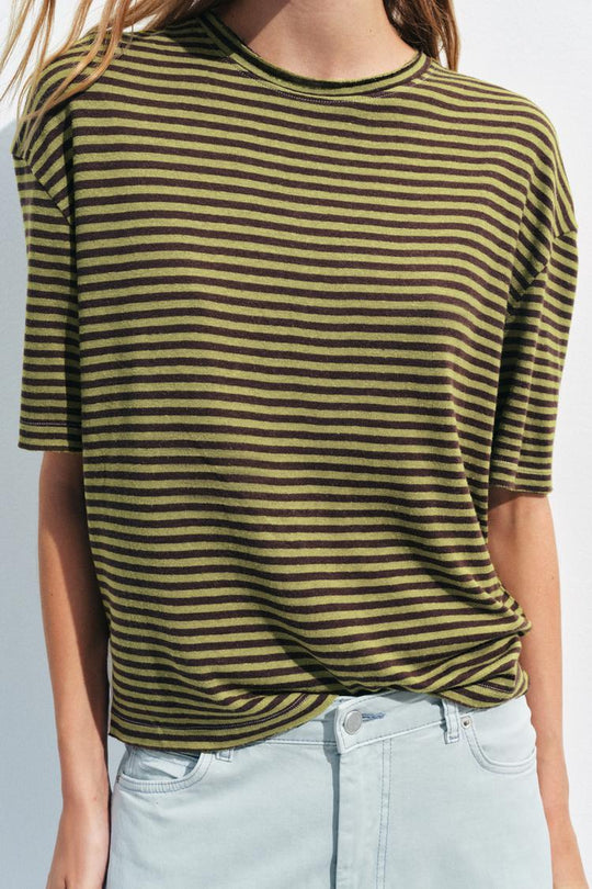 T-SHIRT À RAYURES RUSTIQUE