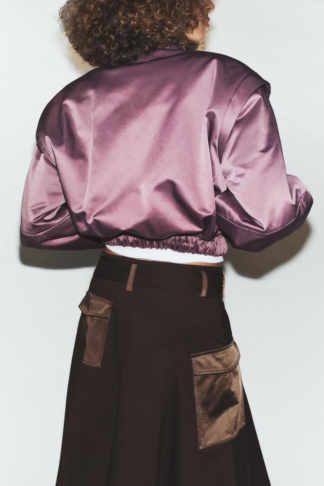 VESTE REMBOURRÉE ÉPAULES MARQUÉES