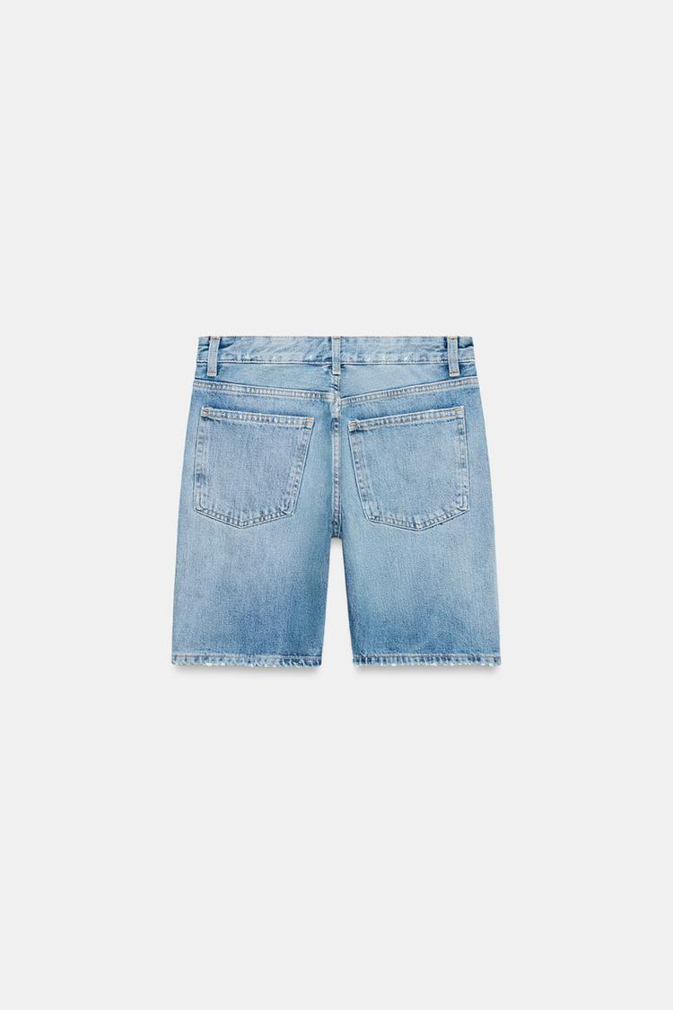 BERMUDA EN DENIM TRF TAILLE MOYENNE