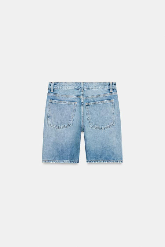 BERMUDA EN DENIM TRF TAILLE MOYENNE