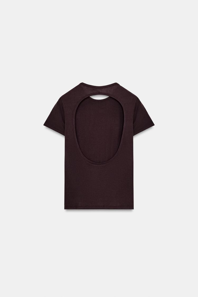 T-SHIRT OUVERTURE DOS