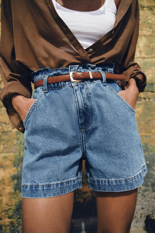 SHORT BAGGY AVEC CEINTURE
