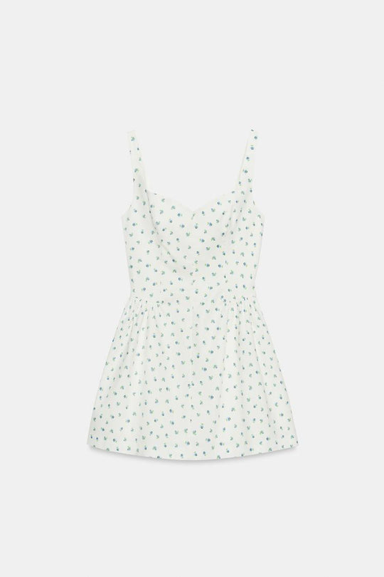 ROBE COURTE À IMPRIMÉ FLEURI