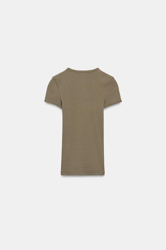 T-SHIRT CÔTELÉ