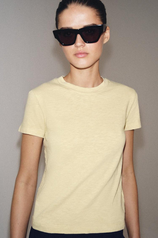 T-SHIRT EN COTON FLAMMÉ