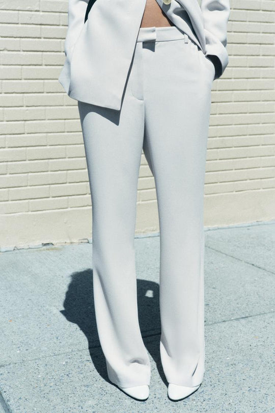 Pantalon droit collection zw - Grenat
