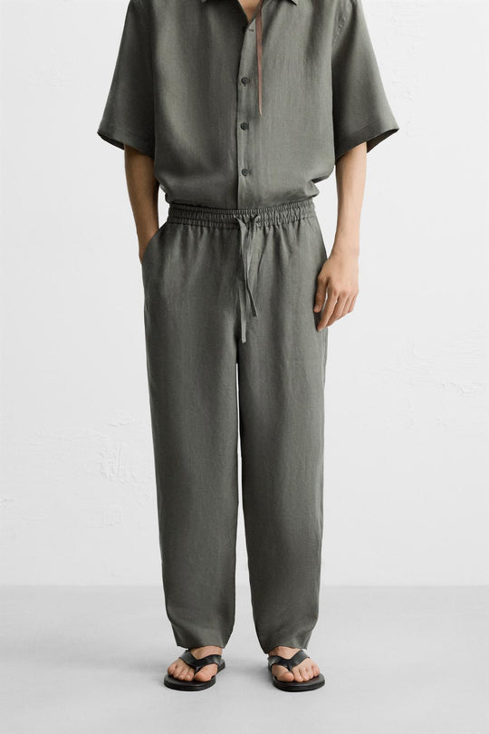 PANTALON 100% LIN