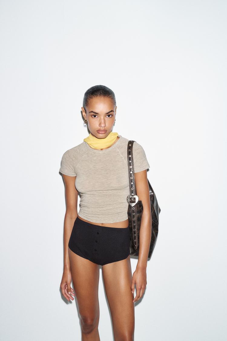 T-SHIRT A MANCHES COURTES RAGLAN