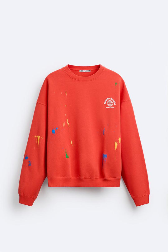 Sweat éclaboussures Inscriptions