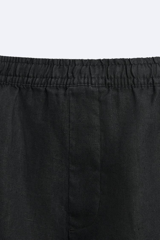 Short en Lin - Blanc