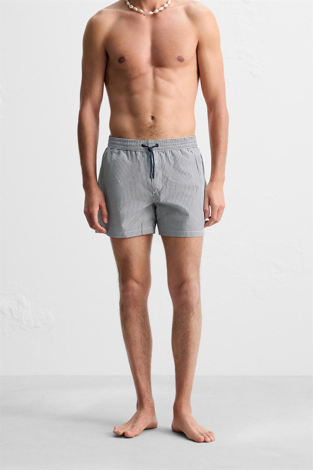 MAILLOT DE BAIN COURT SEERSUCKER