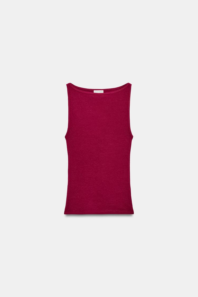 T-SHIRT MINIMAL SANS MANCHES