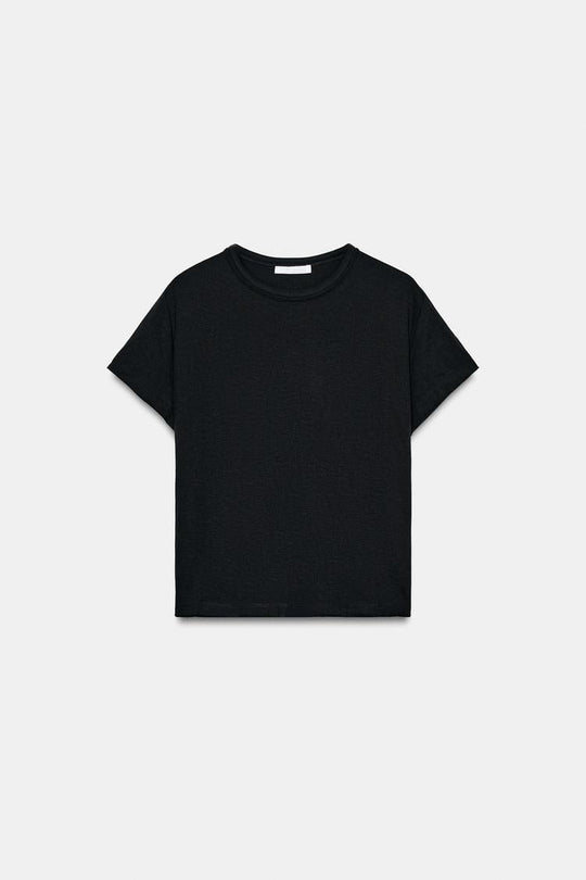T-SHIRT COTON MANCHES COURTES