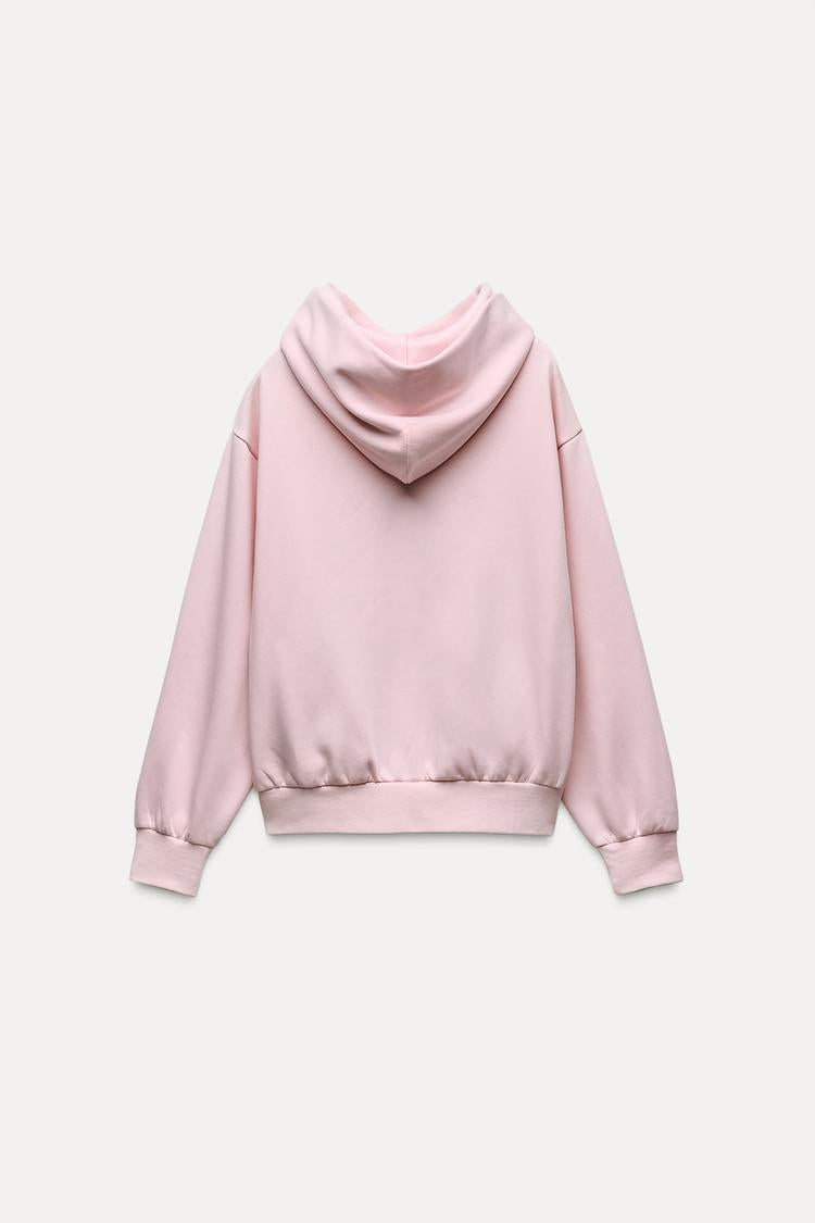 Sweat à capuche avec poches - Noir