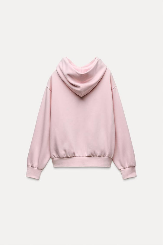Sweat à capuche avec poches - Noir