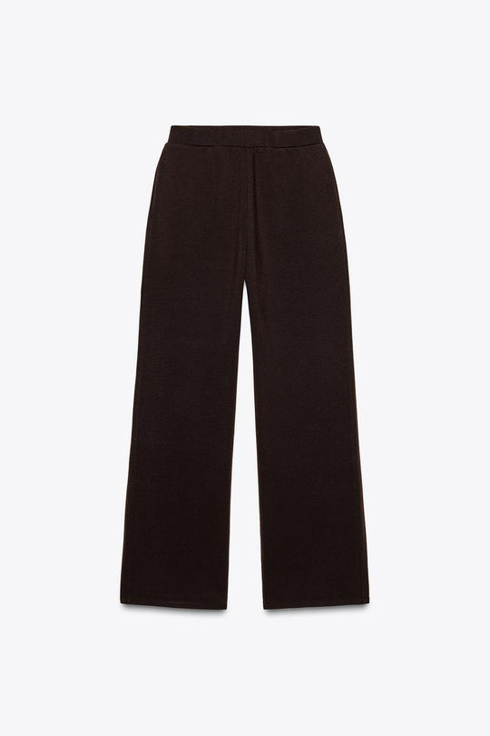 Pantalon fluide - Marron foncé